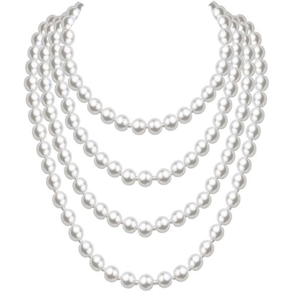 5PCS 1920s Accessories Flapper Great Gatsby Vintage Retro Costume Set NEW - Picture 14 of 16